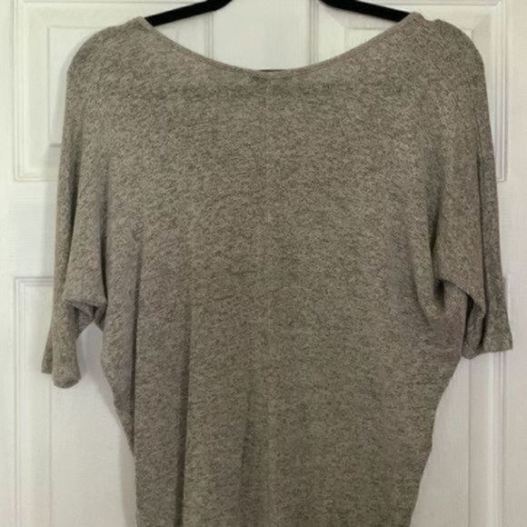 Aiden Y tan short sleeve oversized short sleeve shirt size medium - Picture 8 of 10